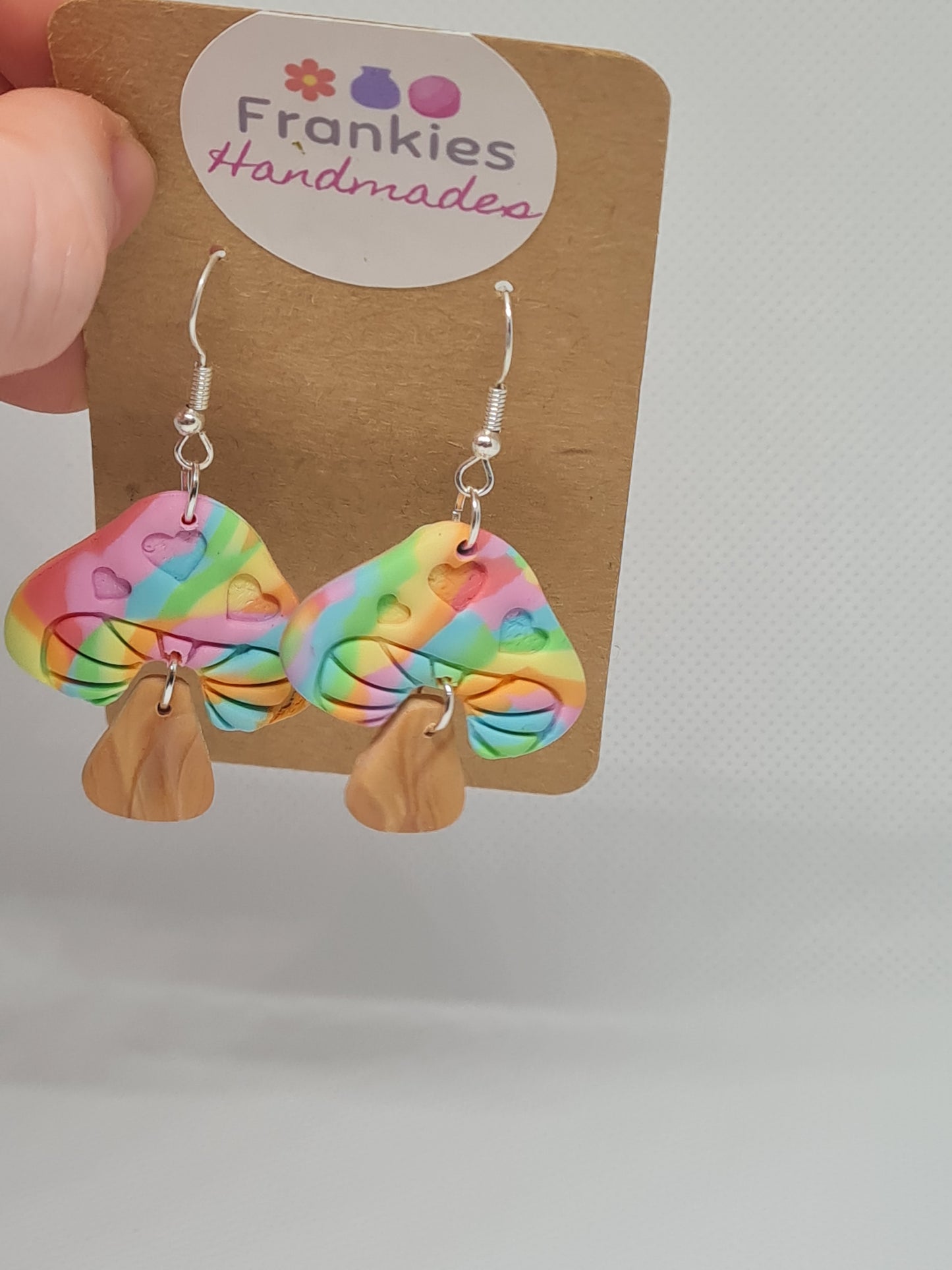 Rainbow heart shroom